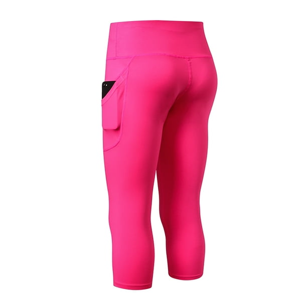 Women Yoga Pants with Pockets High Waist Sporty Leggings Tights Stretch  Fitness Workout Running Skinny Bodycon Trousers Gym Home Sportswear