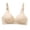 Beige, variant on Women's Bras Non Padded Wireless Comfortable Breathable Lace Underwire Free Everyday Wear Seamless T Shirt Bra for Daily Use