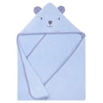 thumbnail image 2 of Gerber Baby Boy Blue Absorbent Hooded Towel, One Size, 2 of 6