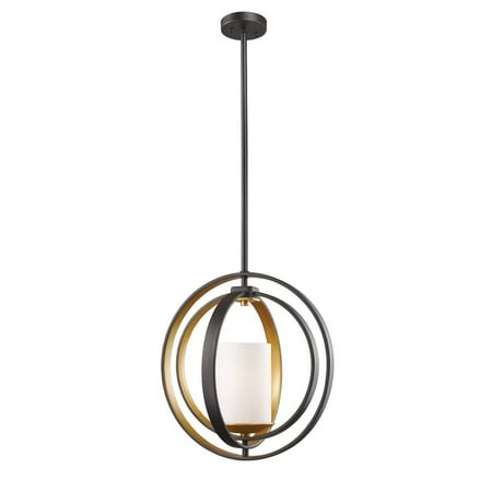 

1 Light Mini Pendant-Bronze Gold Finish Bailey Street Home 372-Bel-2272694