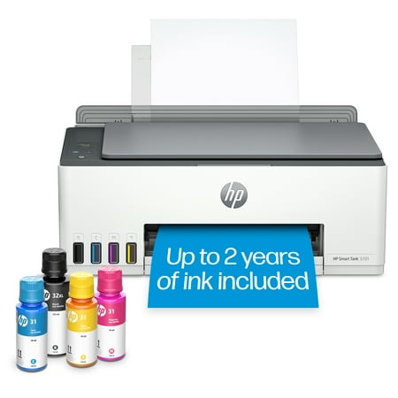 HP Smart Tank 5101 Wireless All-in-One Supertank Color home Inkjet Printer with up to 2 Years of Ink Included