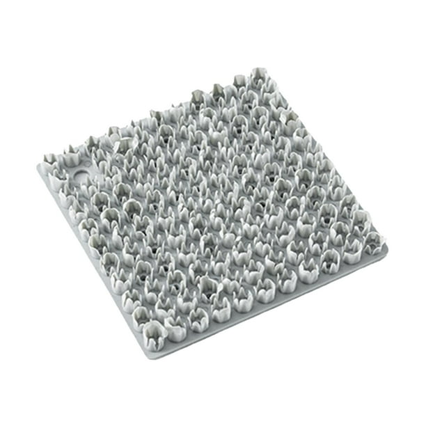 Cepillo multifunción para verduras y frutas, utensilios de cocina, fregador, lavavajillas. Gris