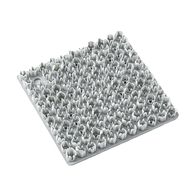 Cepillo multiusos para verduras y frutas, utensilios pequeños de cocina, almohadillas aislantes, estropajo Gris