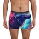 thumbnail image 1 of Balery Starry Multicolored Wolf Calzoncillos bóxer para hombre, ropa interior de algodón suave y transpirable con cinturilla de nailon-X-Large, 1 of 5