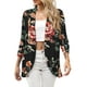 thumbnail image 4 of UKAP Cárdigan tipo Kimono para mujer, blusa con parte delantera abierta, blusa de manga 3/4, suéteres de verano con dobladillo alto y bajo para mujer, 4 of 7