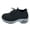 Black Gray, variant on Walking Shoes for Women Fashion Sneakers Slip on Platform Tennis Shoes