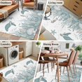 thumbnail image 6 of Summer Marine Life Washable Area Rugs 4'x6', Nautical Starfish Ocean Seahorse Sea Turtle Coastal Low Pile Throw Living Room Rug Non-Slip Sturdy Edge Binding Carpet for Indoor Entryway Bedside Kitchen, 6 of 9