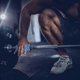 thumbnail image 4 of 1pc Thick Rubber Barbell Grips Hand Protector Biceps Curl Triceps Exercise Workout for Barbell Dumbbell Weight Lifting, 4 of 5