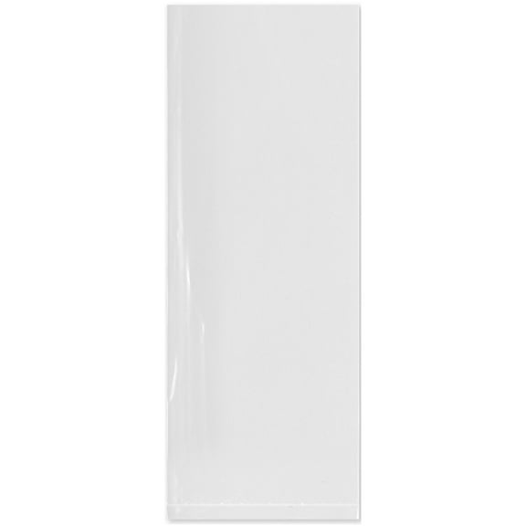 Plymor 3" x 8" (Pack of 200), 4 Mil Flat Open Clear Plastic Poly Bags