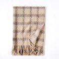 thumbnail image 2 of Charmgo Women Scarf Clearance, Women's Autumn and Winter Colorful Plaid Shawl Wraps Warm Thick Fringe Scarf, Hair Scarf for Women C One Size, 2 of 7