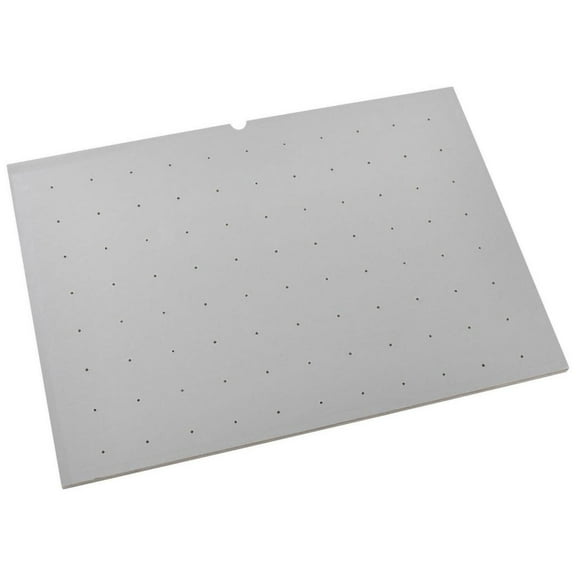 rev-a-shelf wood with vinyl lining peg board for drawer insert