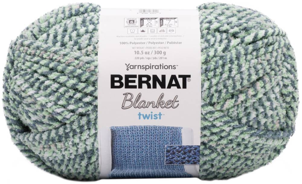 Bernat Blanket Twist YarnMint