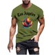 thumbnail image 3 of Tops para hombre, blusas y camisas de manga corta con cuello redondo para hombre, jersey informal con cuello redondo estampado para hombre, pantalones cortos deportivos para fitness, blusa de poliéste, 3 of 5