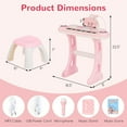 thumbnail image 3 of Gymax Electronic Kids Piano Toy 37 Keys Piano Keyboard w/ Detachable Legs Stool, 3 of 10