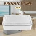 thumbnail image 2 of Sutowe Stainless Steel Bread Loaf Pan with Lid Cake Mould Rectangle Loaf Pan Multipurpose Baking Bakeware for Baking Bread Party Dessert, 2 of 8