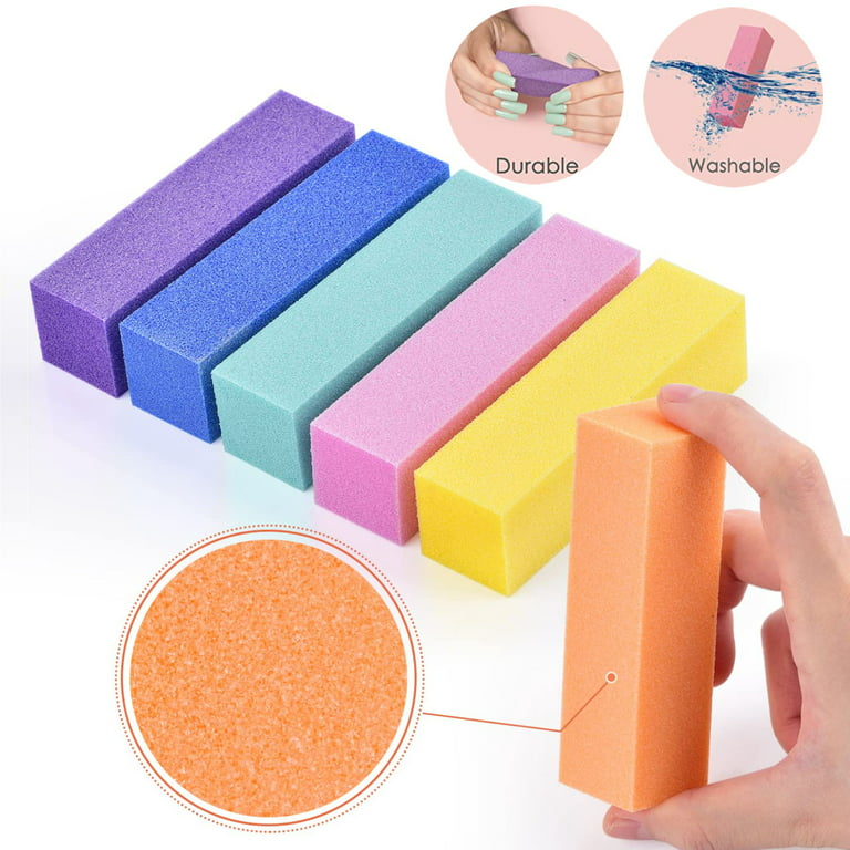 Buy 25 Packs 100/180 Grits Nail Buffering Files Doubled Sides Emery Boards  Coarse Nail File Manicure Tools Online at Lowest Price Ever in India