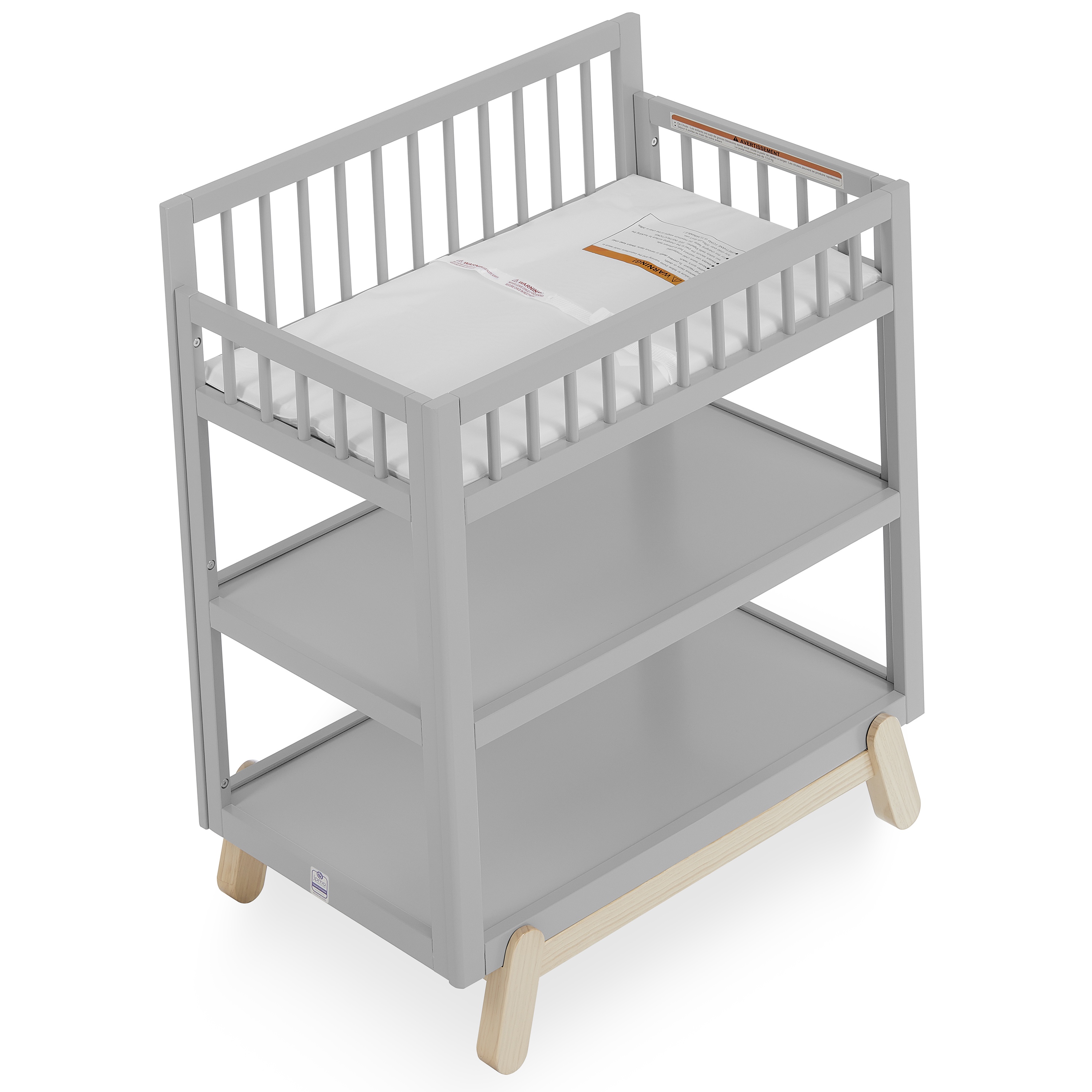 Dream On Me Hygge Changing Table, Pebble Grey Vintage
