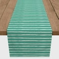 thumbnail image 3 of Creative Products Sketch Stripes Teal 16x90 Poly Twill Table Runner, 3 of 3