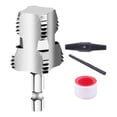 thumbnail image 4 of Kit de rostro de tubería Herramienta de plomero fácil de usar Herramienta de rosca de plomería de rosca de PVC para el baño de bricolaje de la cocina Removedor de alambre, 4 of 8