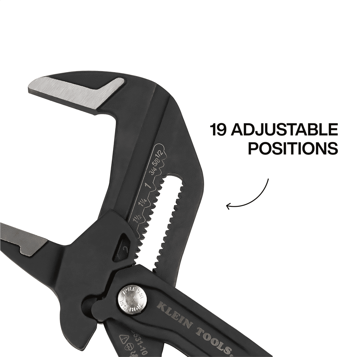 Klein Tools Compact Plier Wrench, 10-Inch