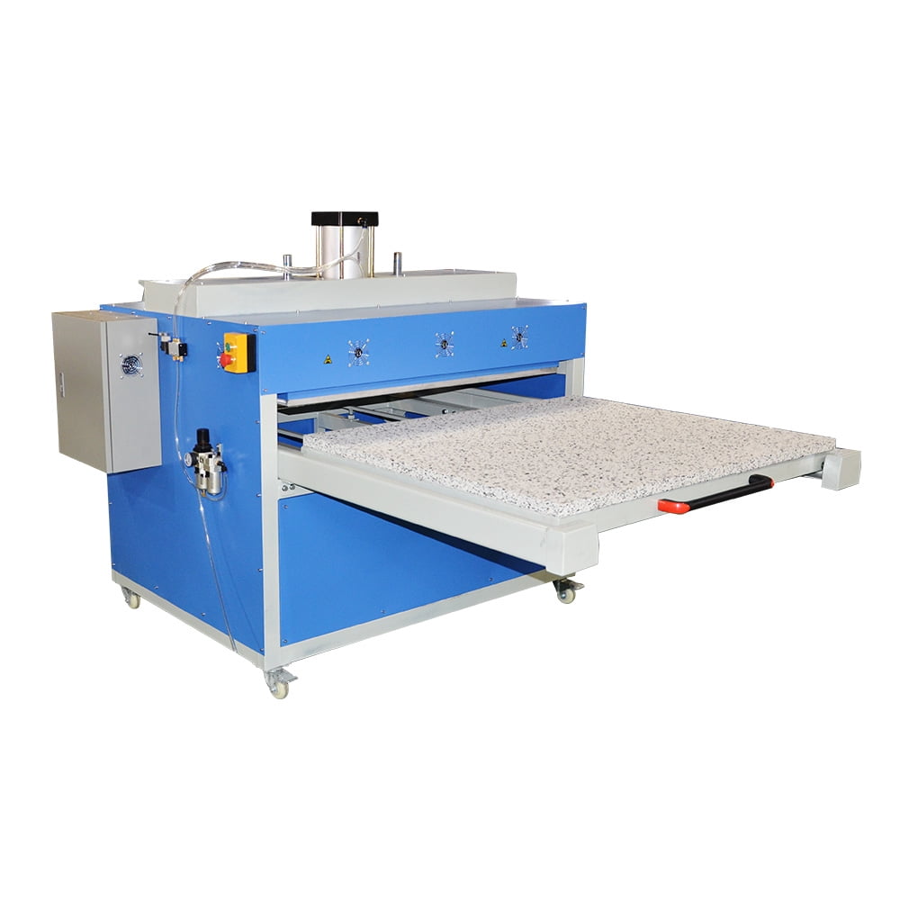 CALCA 39" x 47" Pneumatic Large Format Heat Press Machine 220V 1P 56A Double Working Table Pull-out Style with Free Gift (20oz Tumbler Mug Heat Press Machine)