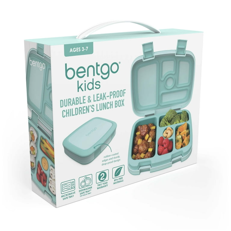 Bentgo® Kids Leak-Proof, 5-Compartment Bento-Style Kids Lunch Box - Seafoam