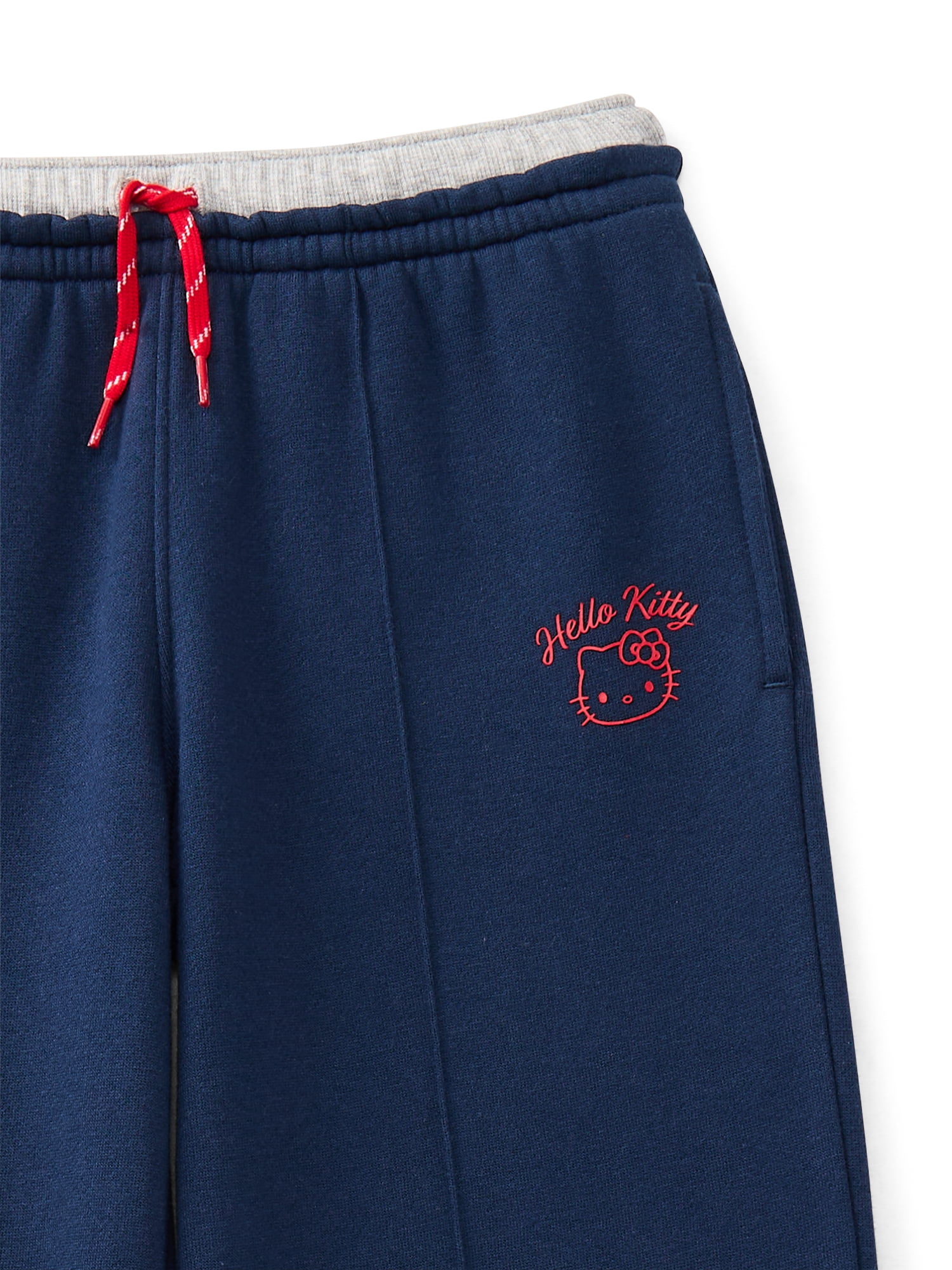 Wonder Nation x Hello Kitty Girls Graphic Sweatpants, Sizes 4-16