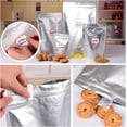 thumbnail image 4 of 150PCS Mylar Bags with 300cc Oxygen Absorbers, 8 Mil Thicker Long Term Food Storage Bag, 1 Gallon 10x14 7x11 6x9 4x6 Stand-up Zipper Resealable Heat Sealable for Airtight Smell Proof Packaging, 4 of 6