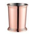 thumbnail image 1 of Cóctel de tazas de bebida de metal Cóctel Drinkware Multi- práctica fácil de limpiar y usar taza de desayuno para tomar café bebidas mezcladas Oro rosa, 1 of 9