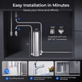 thumbnail image 3 of Restored Waterdrop AP13 Under Sink Water Filter and Refrigerator Water Filter 2-in-1, Inline Water Filter System for Refrigerator and Undersink (Refurbished), 3 of 9