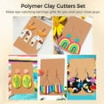 thumbnail image 4 of Polymer Clay Earring Cutters Set, 24 Shapes Plastic Molds & 160 Earring Accessories Set for DIY Jewelry Making, Christmas Birthday Gifts, 4 of 6