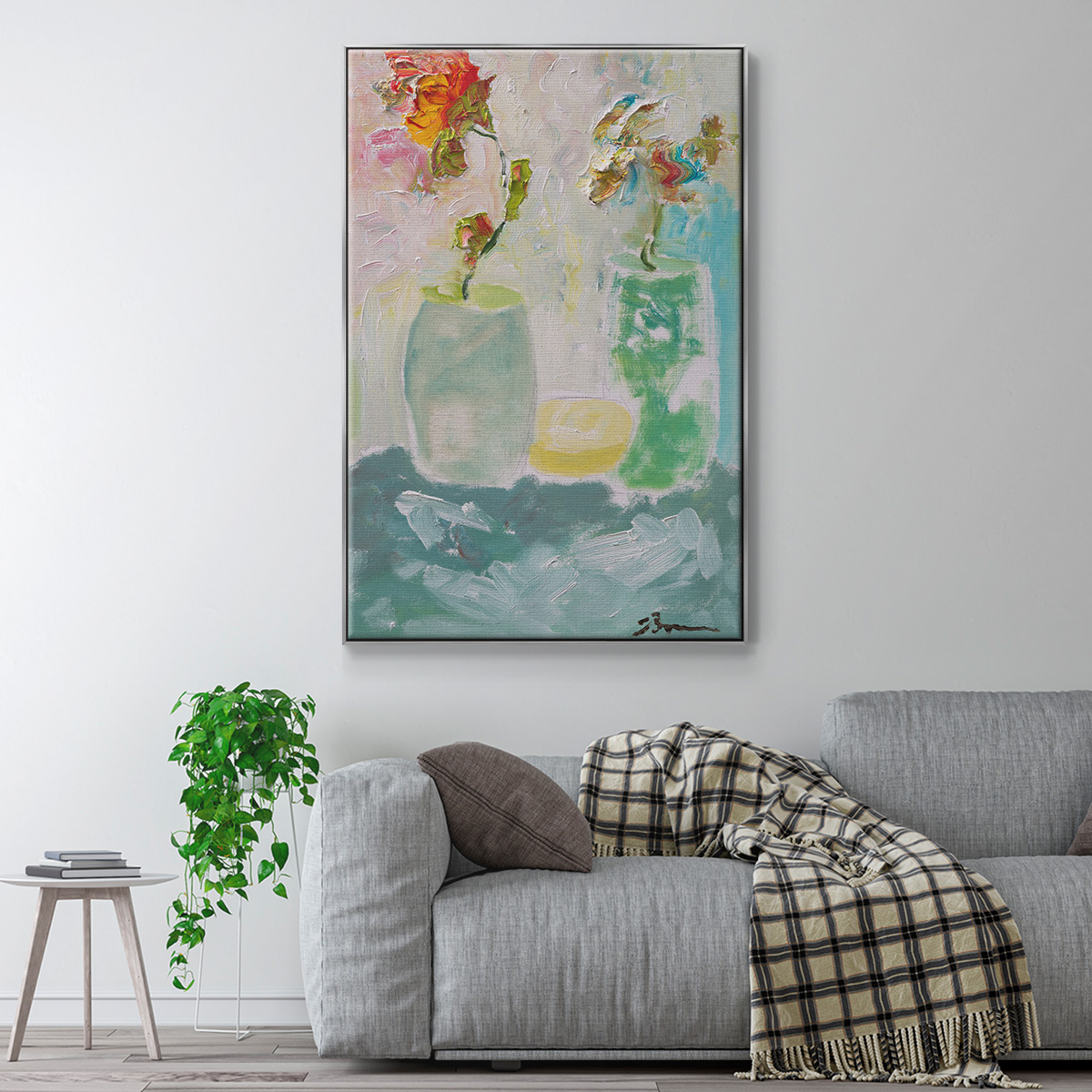 Tahitian Sunrise Framed Premium Gallery Wrapped Canvas - Ready to Hang