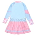 thumbnail image 3 of Swim Suits for Girls Jumpsuit Long Sleeve Medium Large Kids Beachwear, 3 of 3