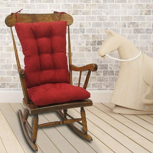 Aihome Indoor Rocking Chair Cushion Non Slip Chair Pad Cushion With Ties
