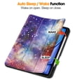 thumbnail image 4 of Allytechgroup iPad Air 13 M2 2024 Case, Slim Flip Smart Cover Auto Sleep Wake with Pencil Holder Multi Angle Veiwing Stand Shockproof Case for Apple iPad Air 13 inch 2024,Galaxy, 4 of 9