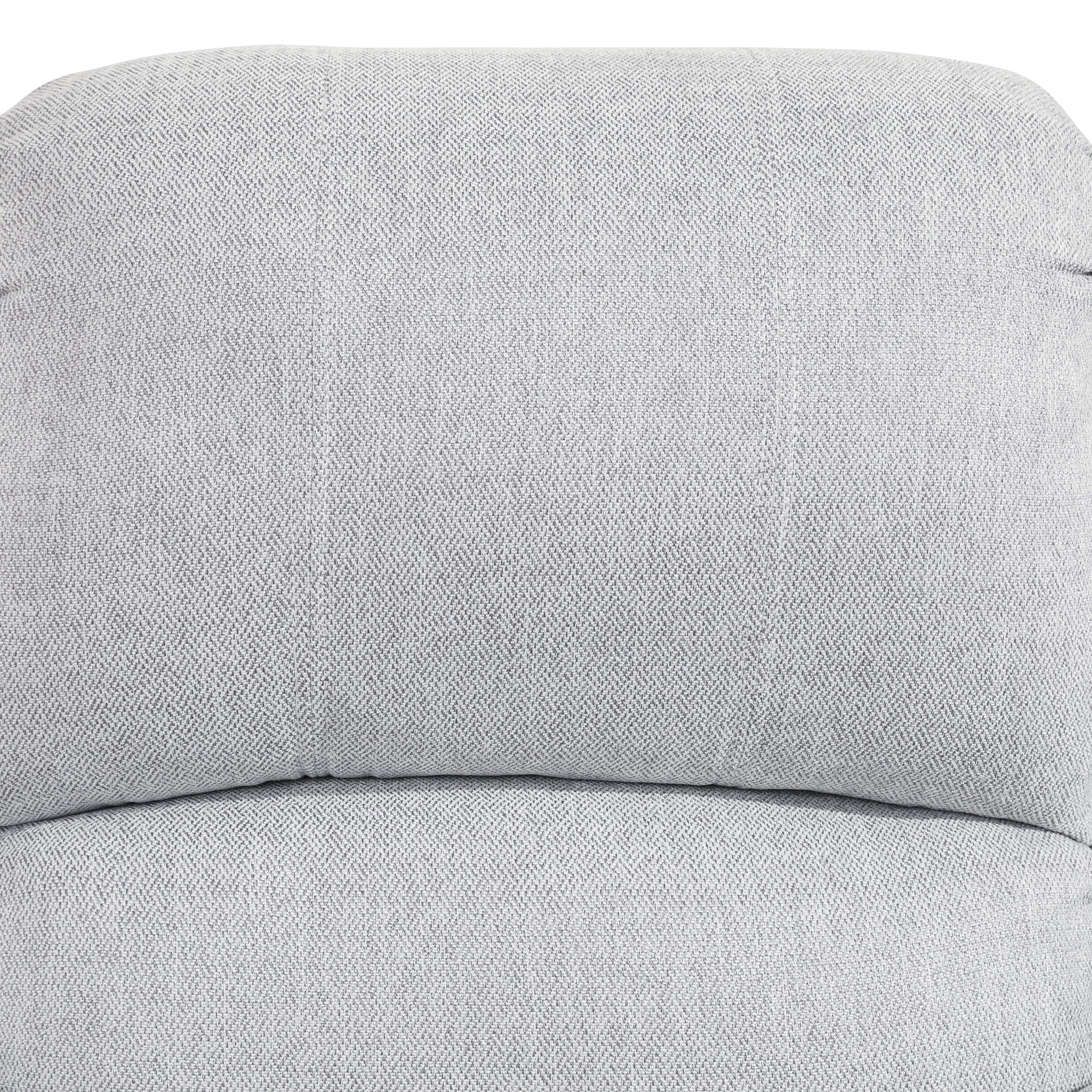 MAYEERTY Reclining Loveseat, 2-Seat Wear-Resistant Fabric Recliner with Storage & Cup Holders for Living Room, Grey