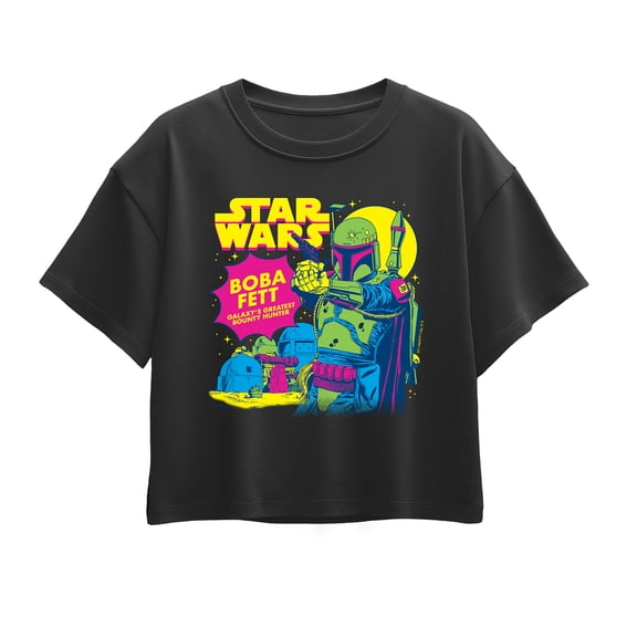 Star Wars - Boba Fett Movie Photo Card - Youth Girls Boxy T-Shirt