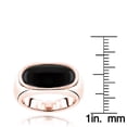 thumbnail image 3 of 18k Men's Black Natural Onyx Ring For Him (Rose Gold Size 10), 3 of 3