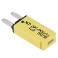 thumbnail image 1 of Circuit Breaker Blade Fuse  Circuit Breaker 14V DC Automatic Reset Mini Circuit Breaker Blade Fuses For Car Truck Boat RV 20A Yellow, 1 of 8