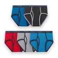 thumbnail image 1 of Trusa Fruit of the Loom Para niño, algodón sustentable, multicolor, 3 piezas, talla M, 1 of 4