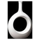 thumbnail image 4 of Jarrón de cerámica moderno, diseño hueco, coleccionable creativo, simple, ligero, de lujo. Blanco, 4 of 7