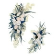 thumbnail image 1 of Arch Flowers With Drapes Kit 2Pcs Artificial Flower Arrangement For Wedding Ceremony Reception Backdrop Decoration, 1 of 8