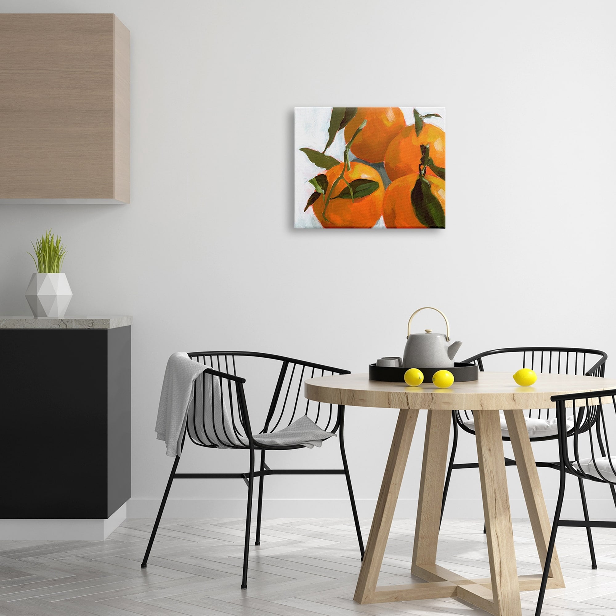Stupell Industries Traditional Tabletop Oranges Still Life Realistic Painting,40 x 30, Design by Victoria Barnes