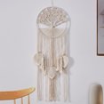 thumbnail image 4 of Tapiz Tejido De Macramé Decoración de pared colgante Manta de borlas colgantes de estilo nórdico para dormitorio Bebé Guardería, 4 of 7