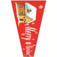 thumbnail image 2 of Toystoory Cartel de Navidad para el hogar, comedor, valla, ventana, terraza, bandera colgante, fiesta, Festival, decoración de Año Nuevo, adorno colgante Kits de decoración para fiestas 296*48cmM10 Toystoory HA068108-08B, 2 of 6