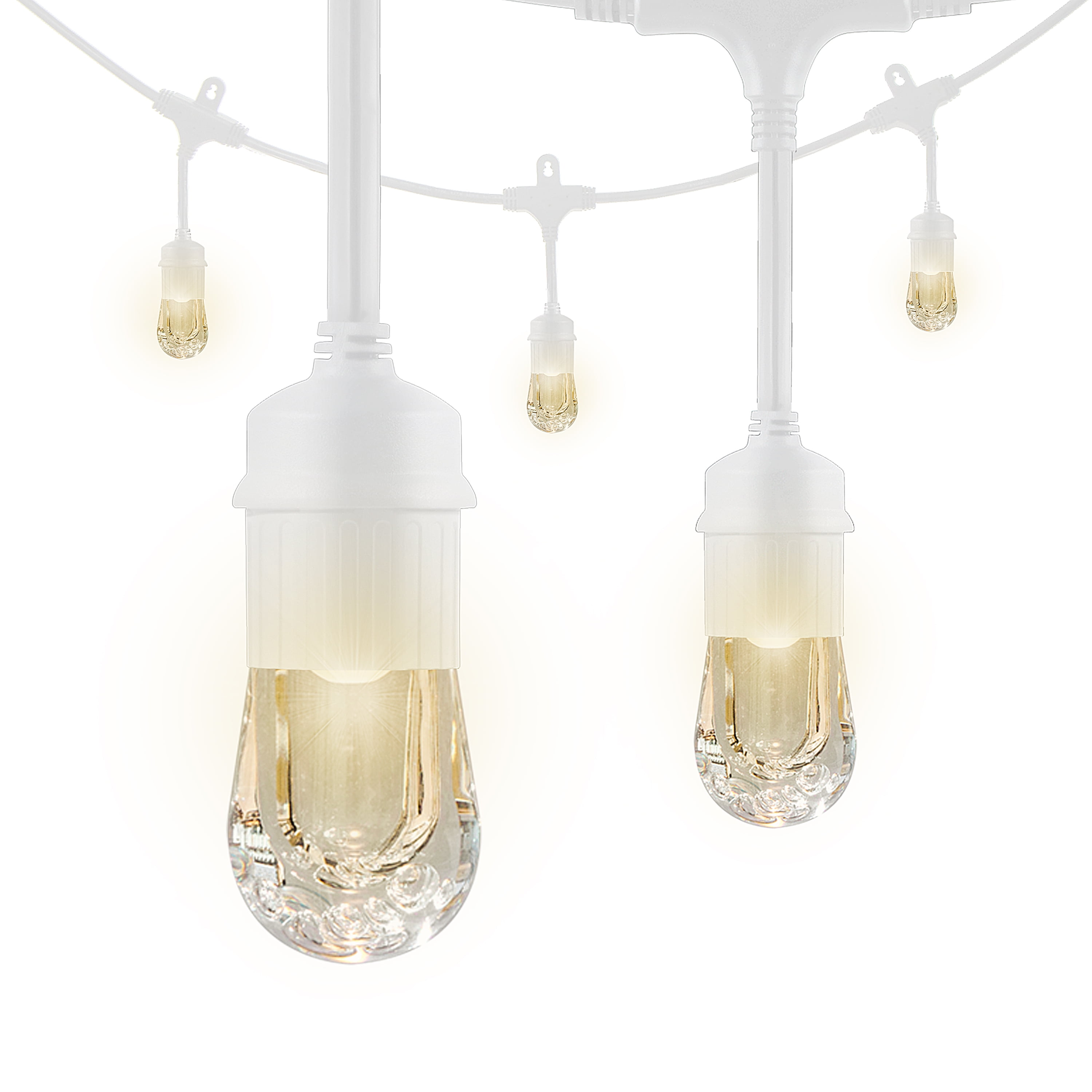 Enbrighten Classic LED Café String Lights, 48ft. 24 Acrylic Bulbs