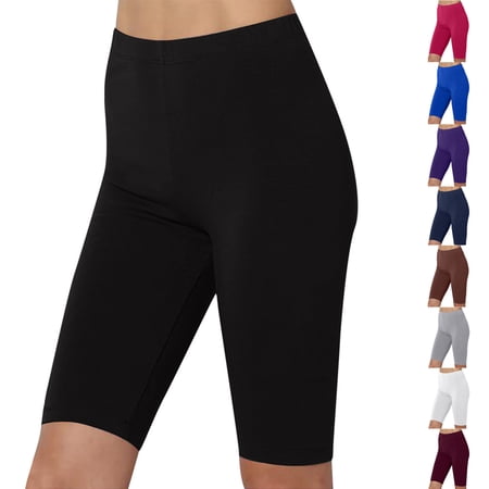 Pntutb Clearance Womens Yoga Leggings Fitness Running Gym Shorts Solid Sports Active Pants