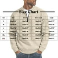 thumbnail image 2 of Fewfanhot Men's Shirts Quarter Zip Pullover Dressy Winter Soild Color Sports Outdoor Stand Collar Sweatshirts Sweatshirt Pockets, 2 of 6