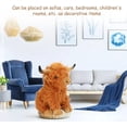 thumbnail image 3 of 9inch Simulación Highland Vaca Peluche, Simpático y Realista Juguete de Peluche de Granja Peluche Ecológico Realista Adecu para la Decoración de Regalos de Navidad, 3 of 3