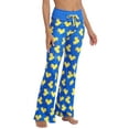 thumbnail image 3 of HDE Womens Pajama Pants Wide Leg Sleepwear Casual Loose Lounge Pant PJ Bottoms Ducks S, 3 of 6